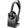 Poly Voyager Focus 2 USB-C-C Headset +USB-C/A Adapter +Charging Stand 9T9J5AA