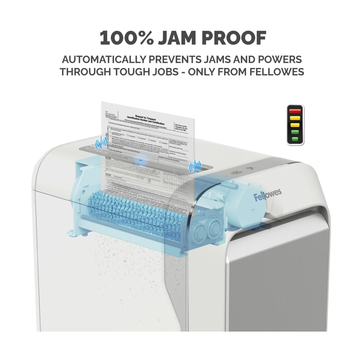 Fellowes SHREDDER POWERSHRED LX221/WHITE 5050501 FELLOWES
