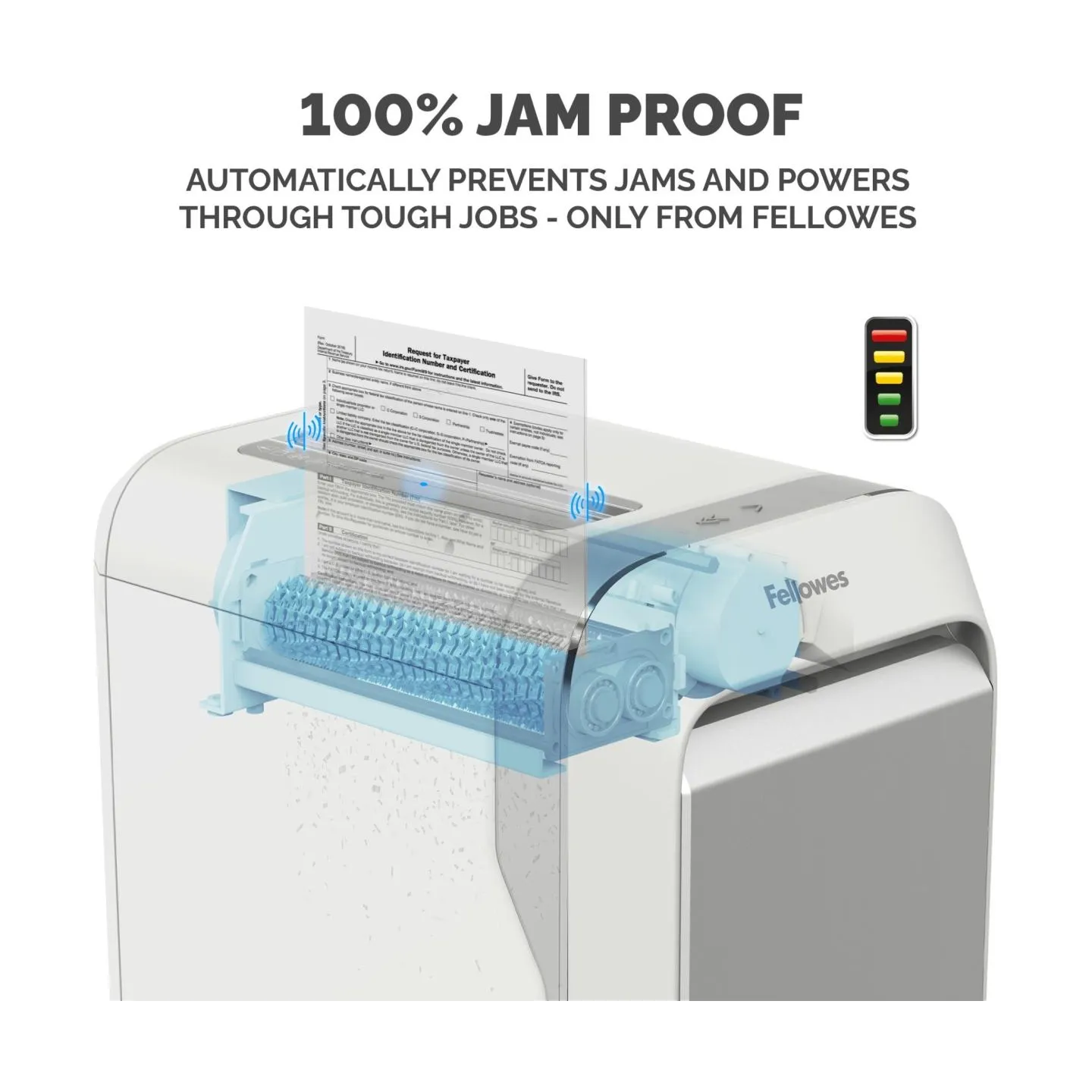 Fellowes SHREDDER POWERSHRED LX221/WHITE 5050501 FELLOWES