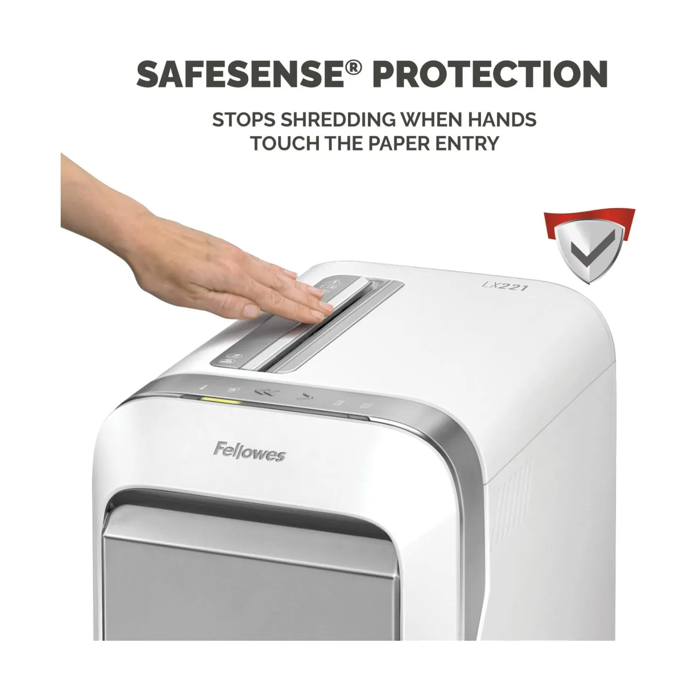 Fellowes SHREDDER POWERSHRED LX221/WHITE 5050501 FELLOWES