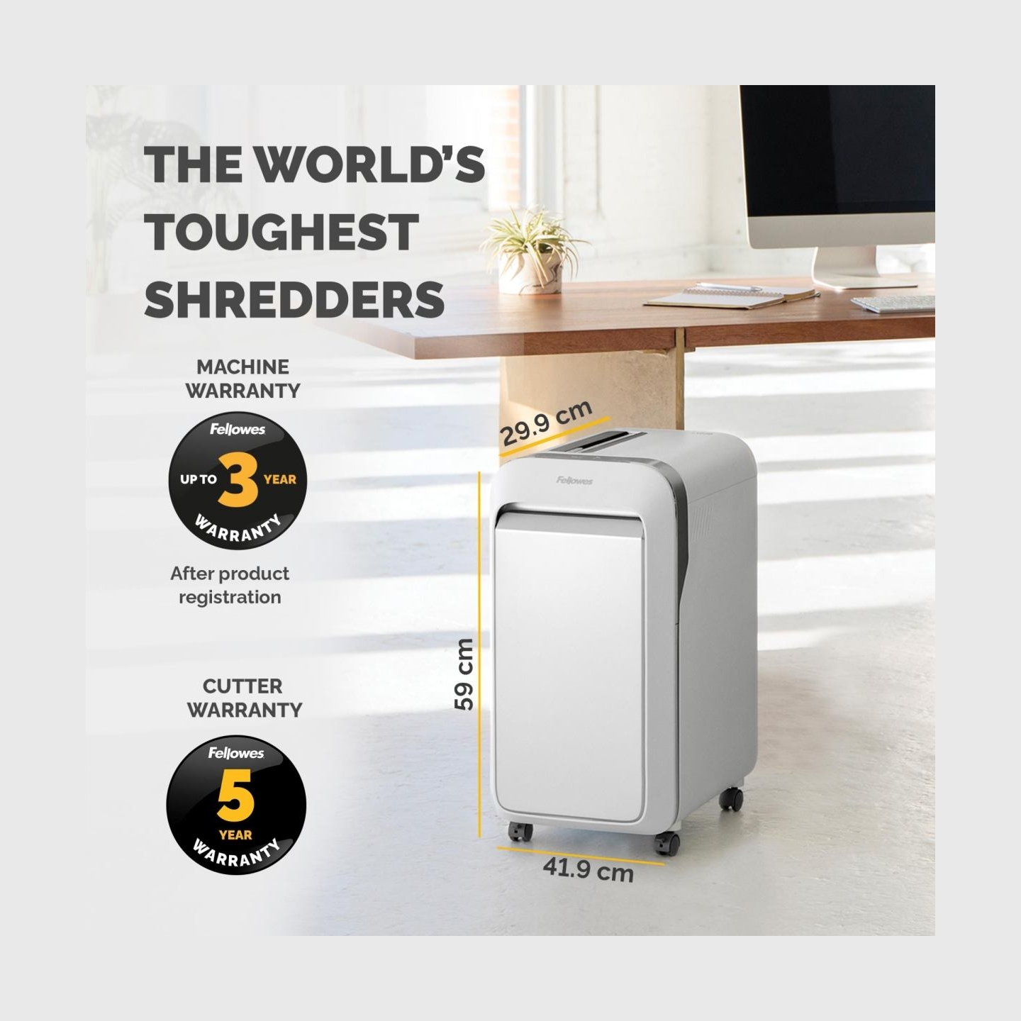 Fellowes SHREDDER POWERSHRED LX221/WHITE 5050501 FELLOWES