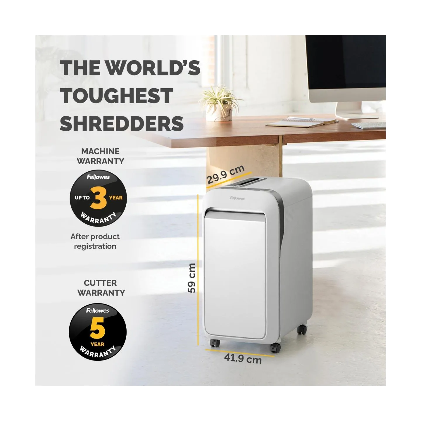 Fellowes SHREDDER POWERSHRED LX221/WHITE 5050501 FELLOWES