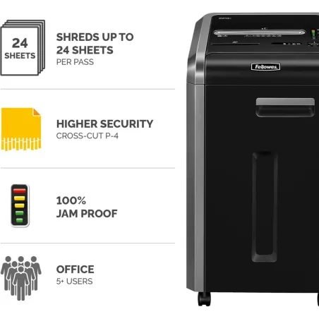Fellowes SHREDDER POWERSHRED 225CI/CROSS CUT 4622001 FELLOWES