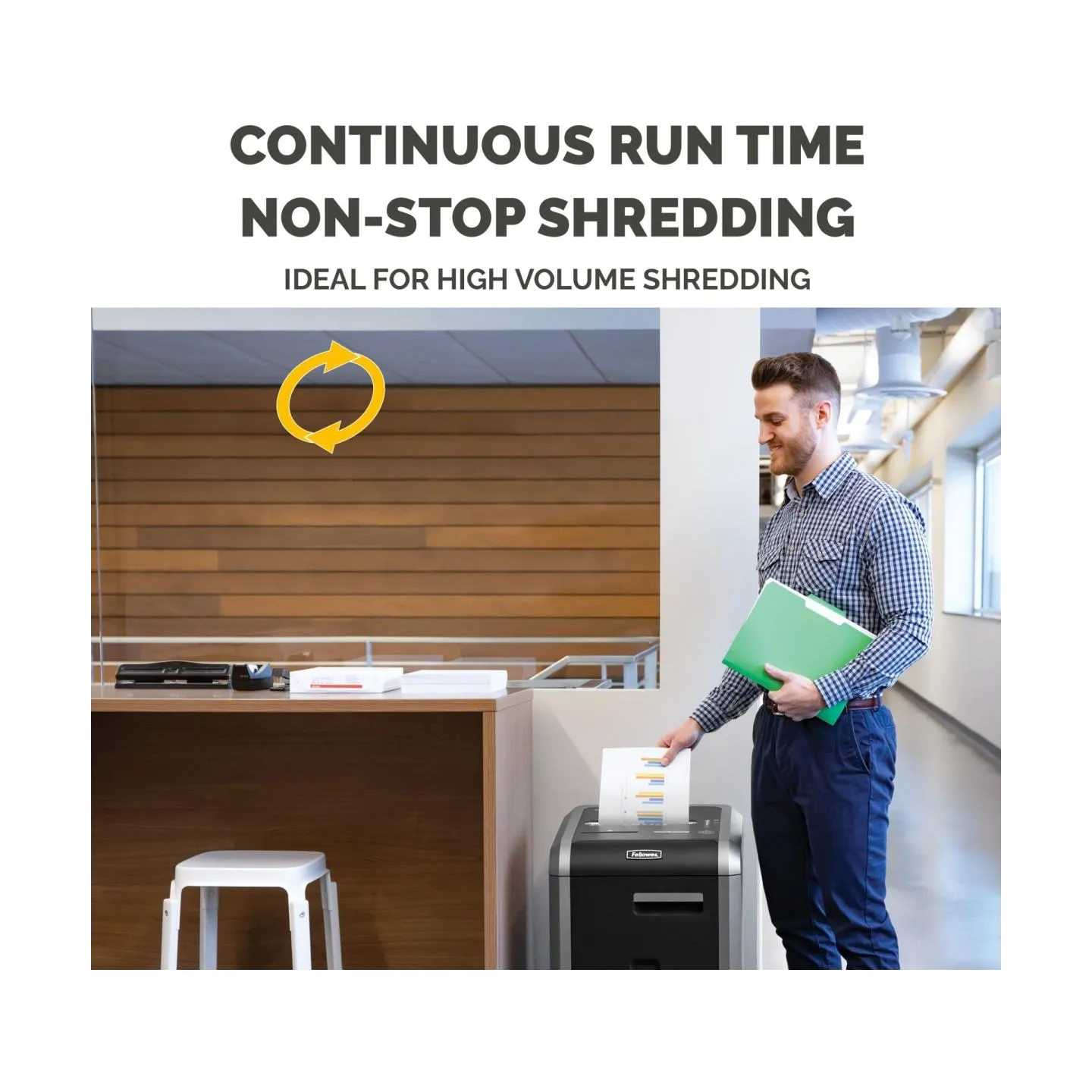 Fellowes SHREDDER POWERSHRED 225CI/CROSS CUT 4622001 FELLOWES