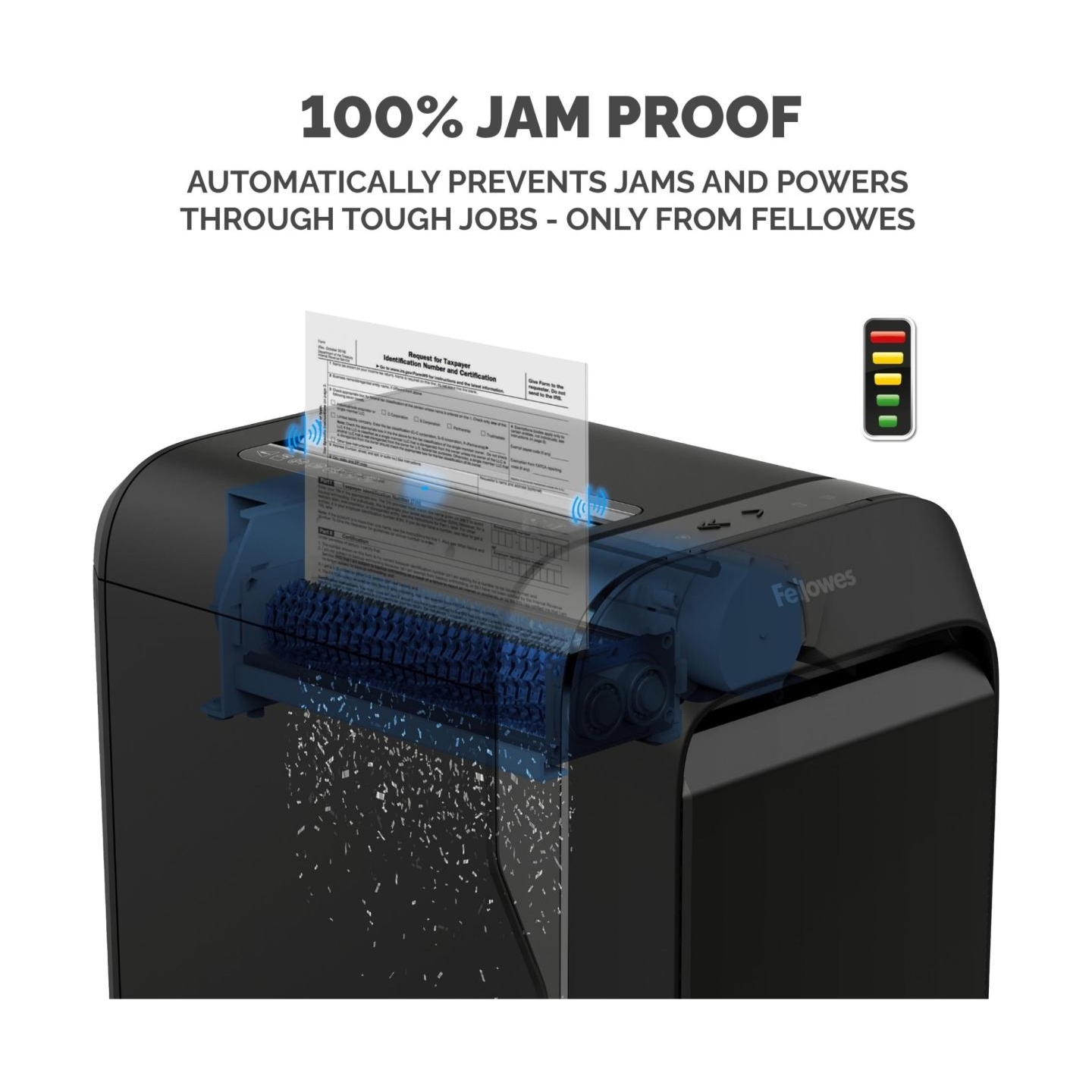 Fellowes SHREDDER POWERSHRED LX220/BLACK 5502601 FELLOWES
