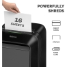 Fellowes SHREDDER POWERSHRED LX210/BLACK 5502501 FELLOWES