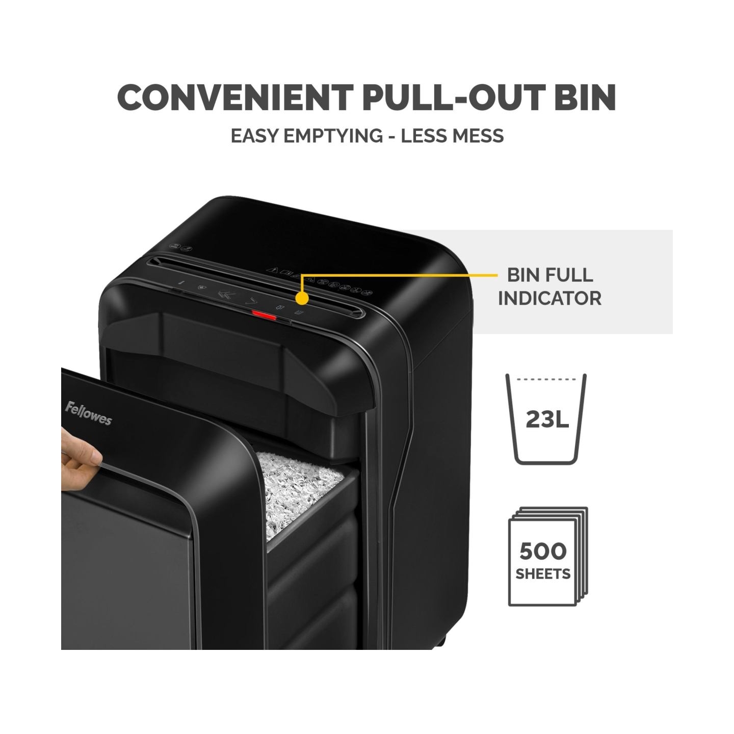 Fellowes SHREDDER POWERSHRED LX210/BLACK 5502501 FELLOWES