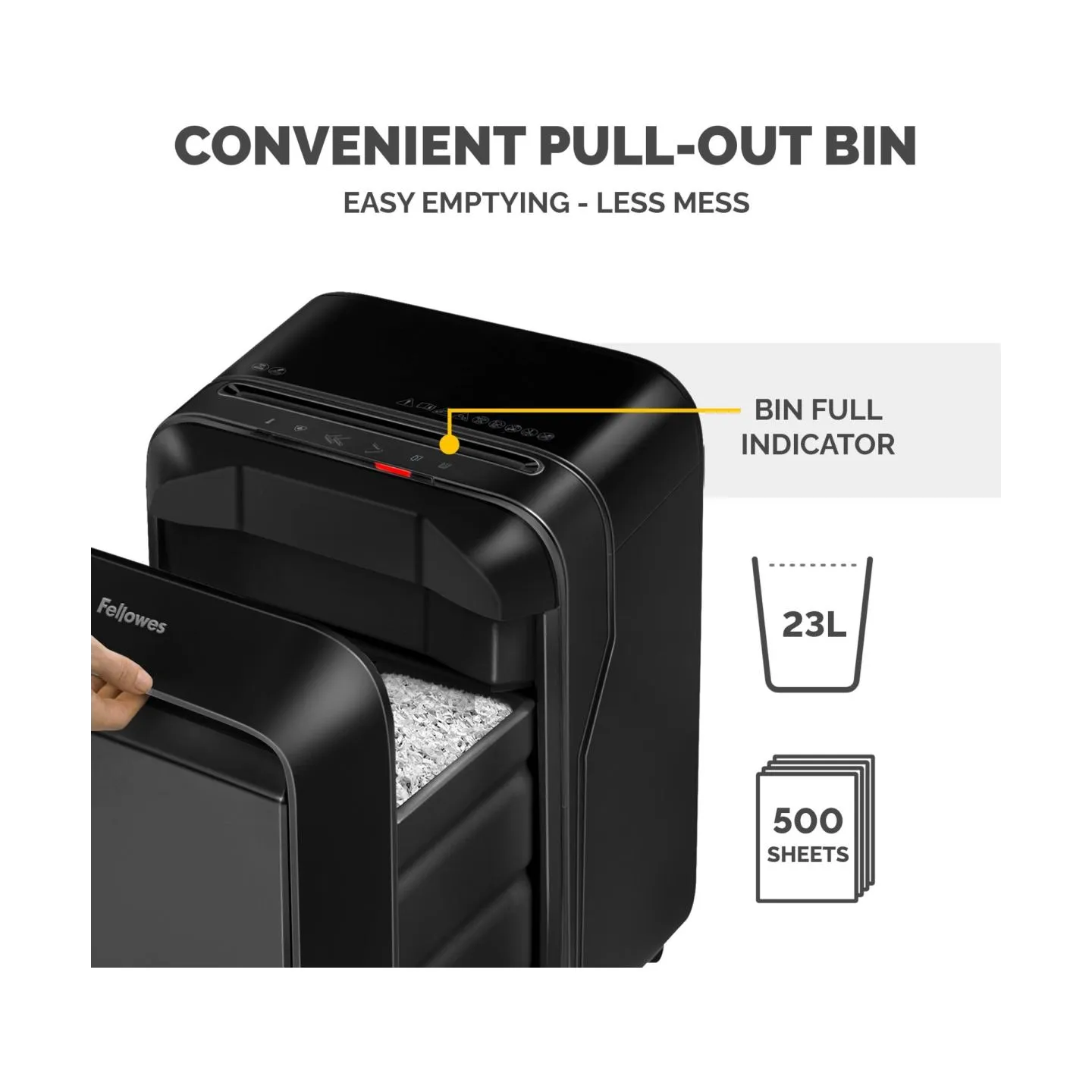 Fellowes SHREDDER POWERSHRED LX210/BLACK 5502501 FELLOWES