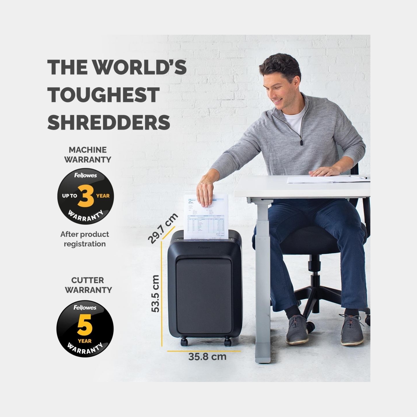 Fellowes SHREDDER POWERSHRED LX210/BLACK 5502501 FELLOWES