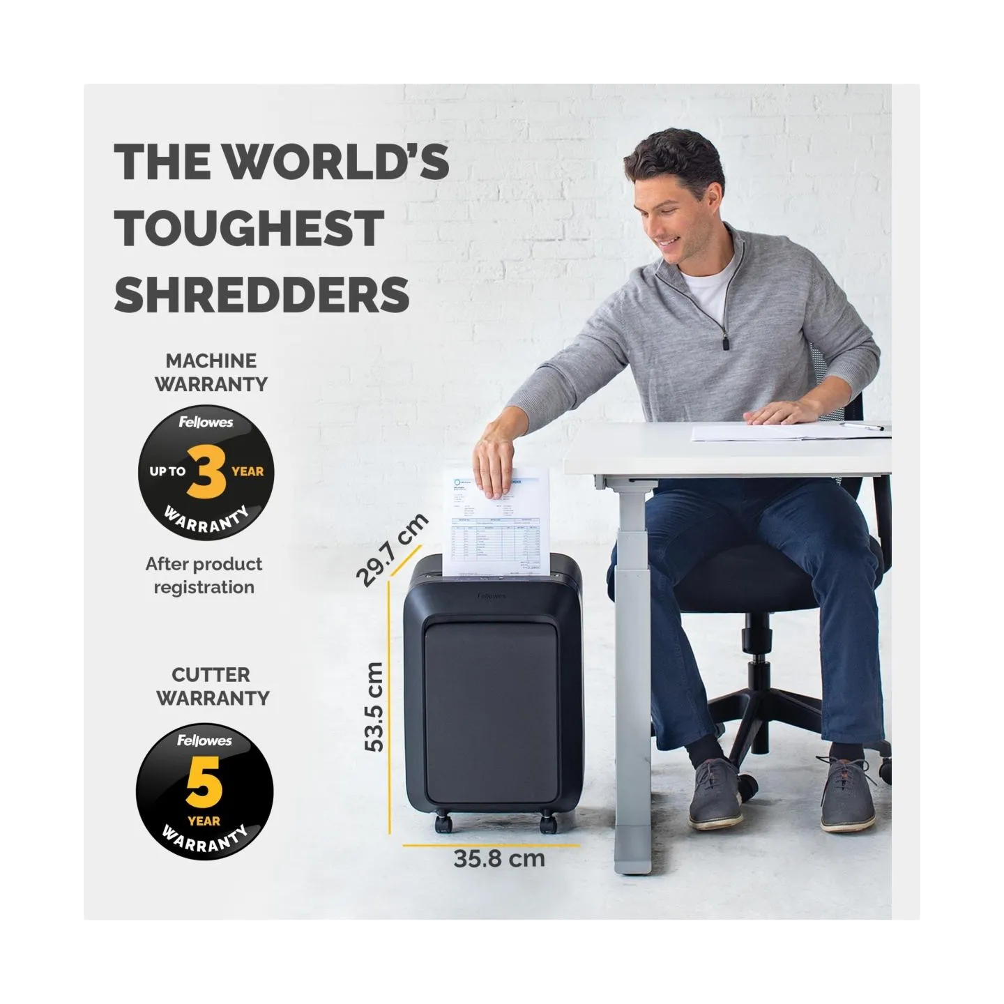 Fellowes SHREDDER POWERSHRED LX210/BLACK 5502501 FELLOWES