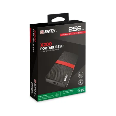 Emtec SSD 3.1 X200 256GB Power Plus Portable