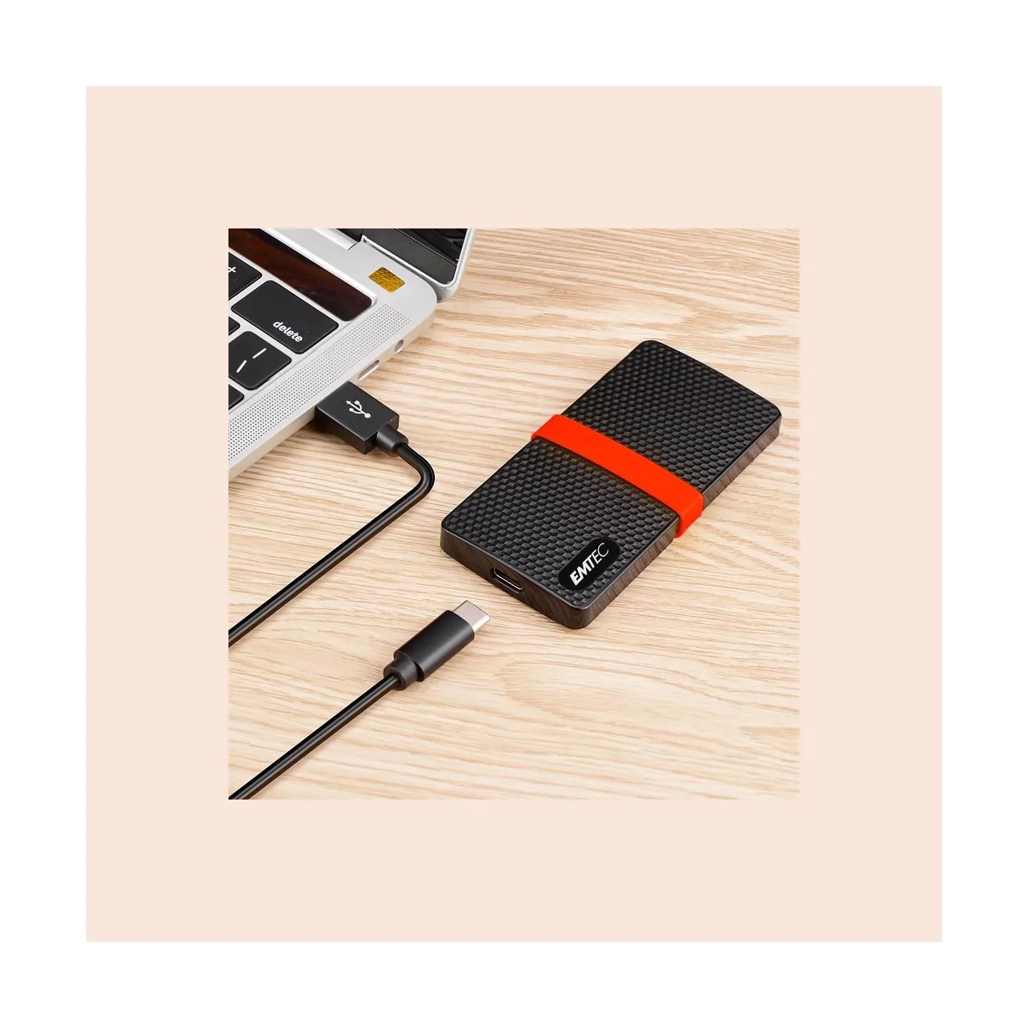 Emtec SSD 3.2 Gen1 X200 2TB Power Plus Portable
