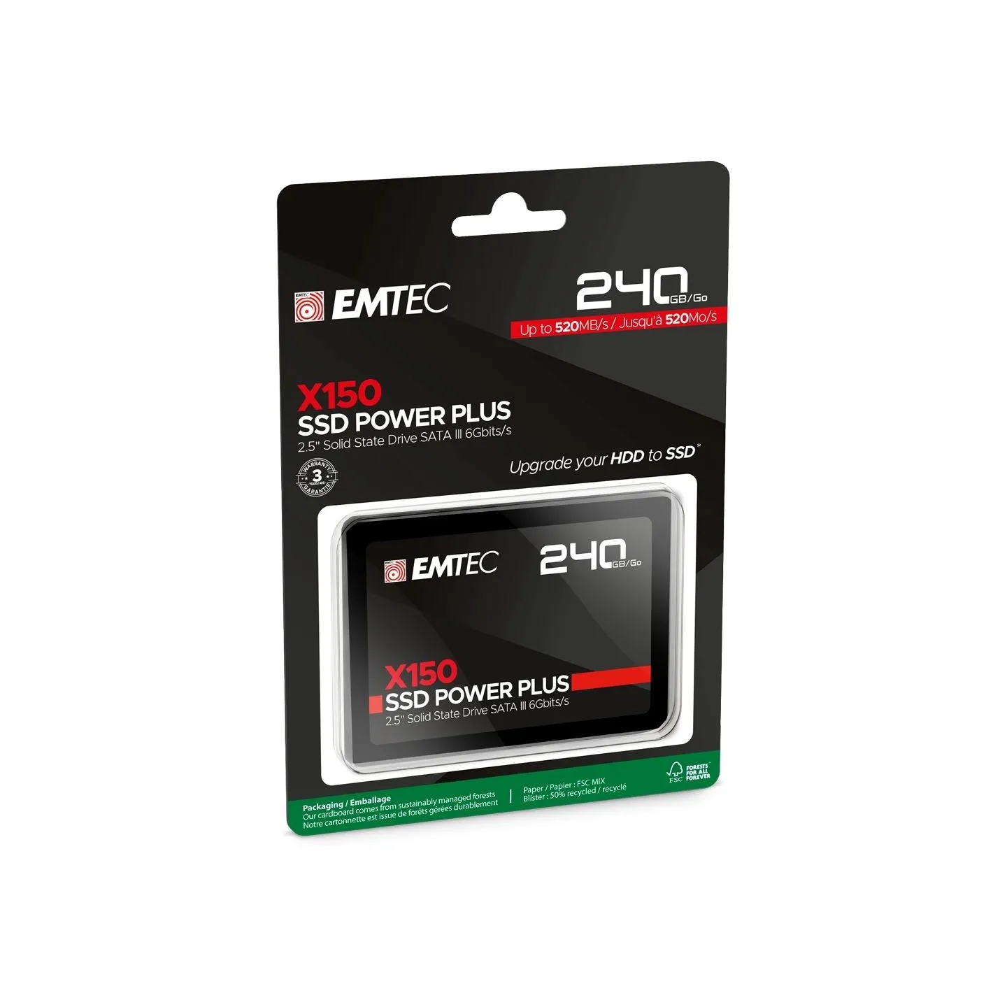 Emtec SSD 2.5 Sata X150 240GB Power Plus