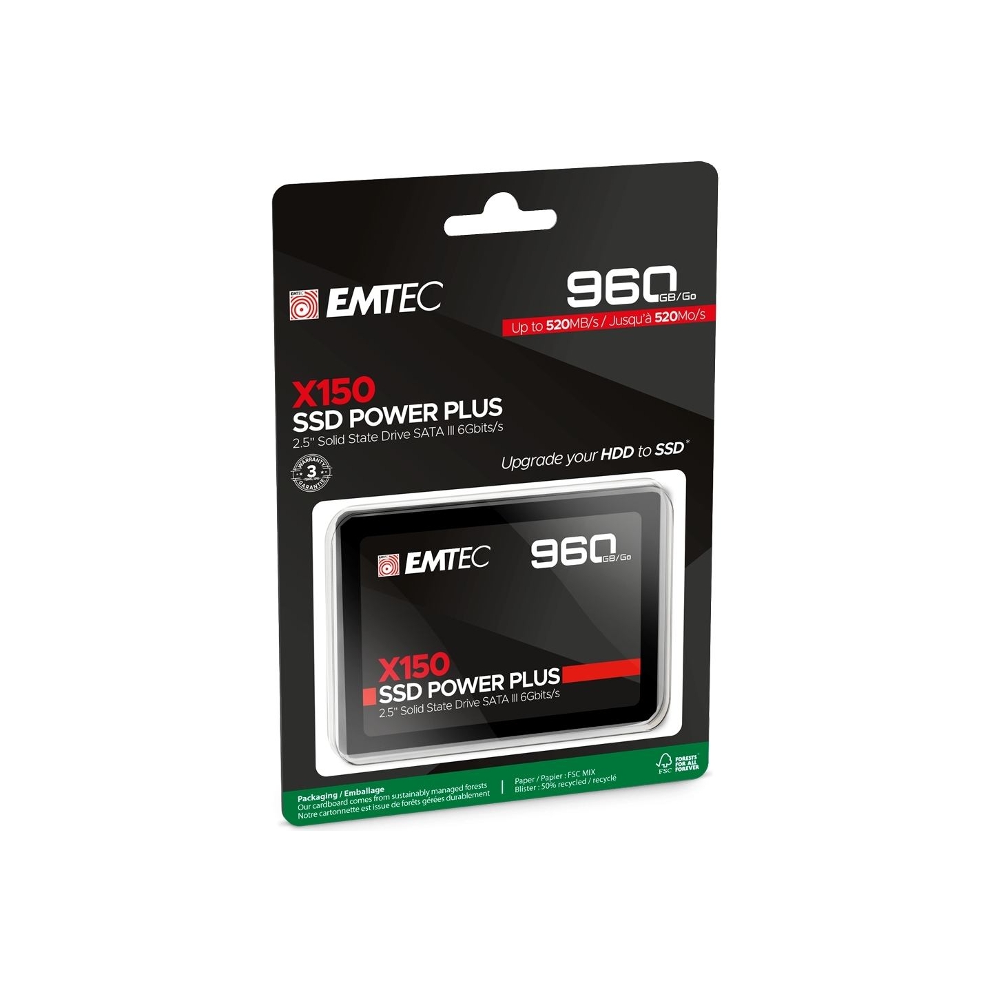 Emtec SSD 2.5 Sata X150 960GB Power Plus
