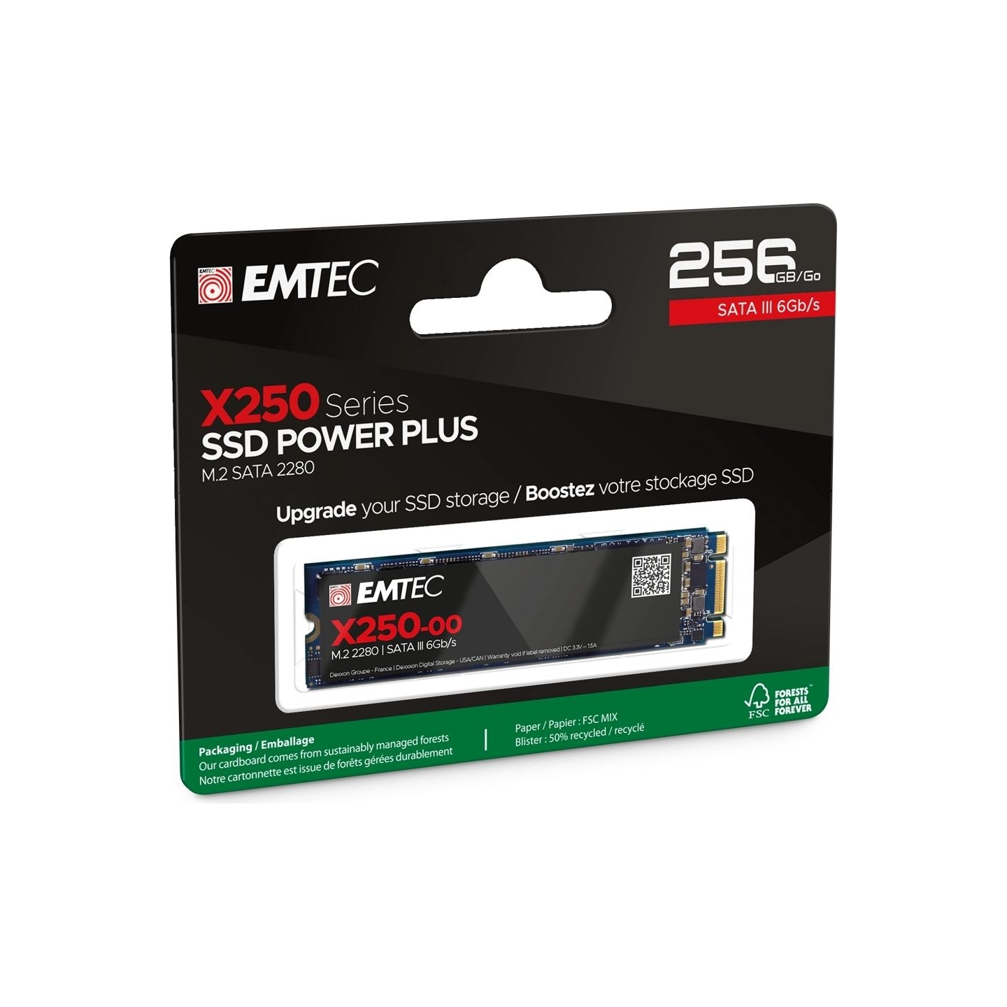 Emtec SSD M2 Sata X250 256GB Power Plus