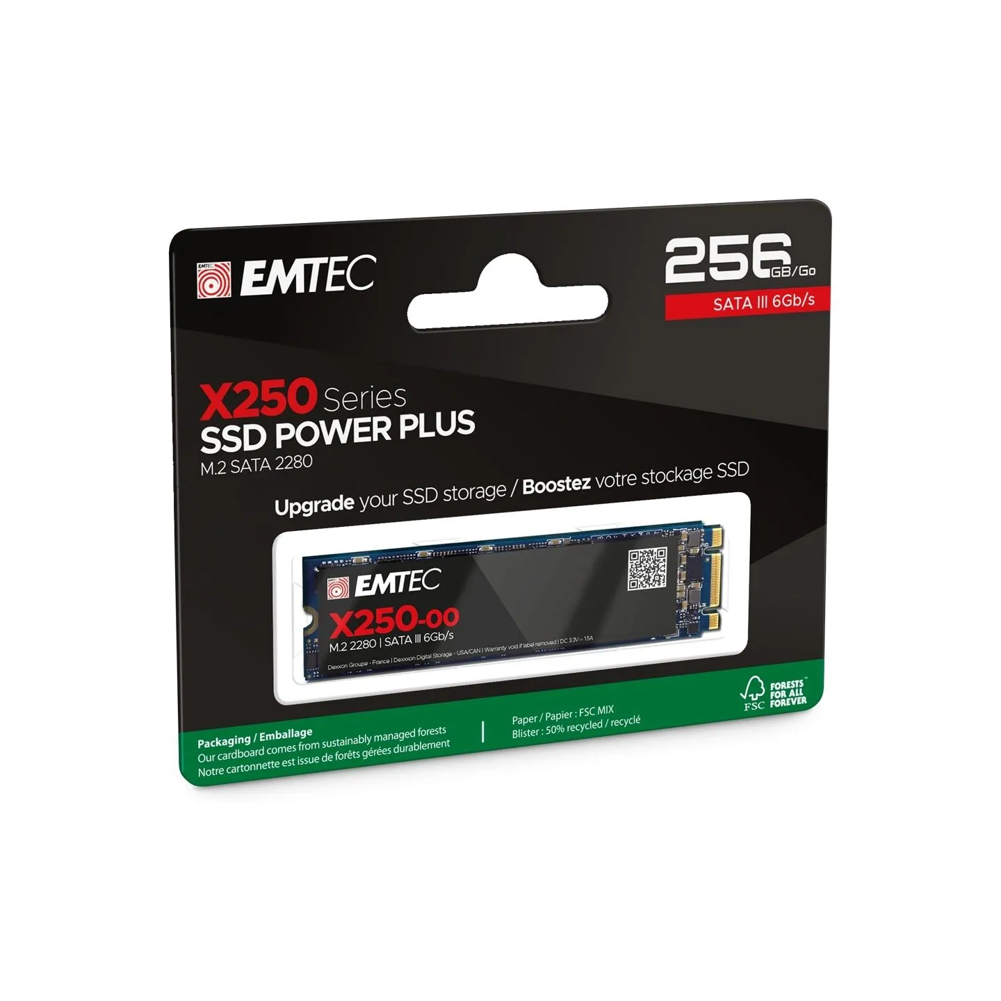 Emtec SSD M2 Sata X250 256GB Power Plus