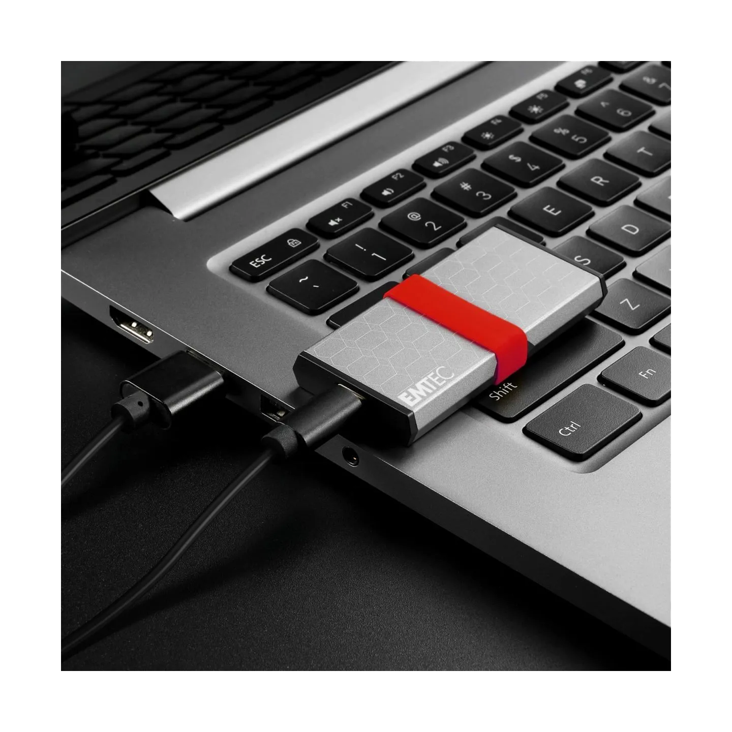 Emtec SSD 3D NAND/USB-C 3.2Gen2 X205 512GB Mini Portable SSD