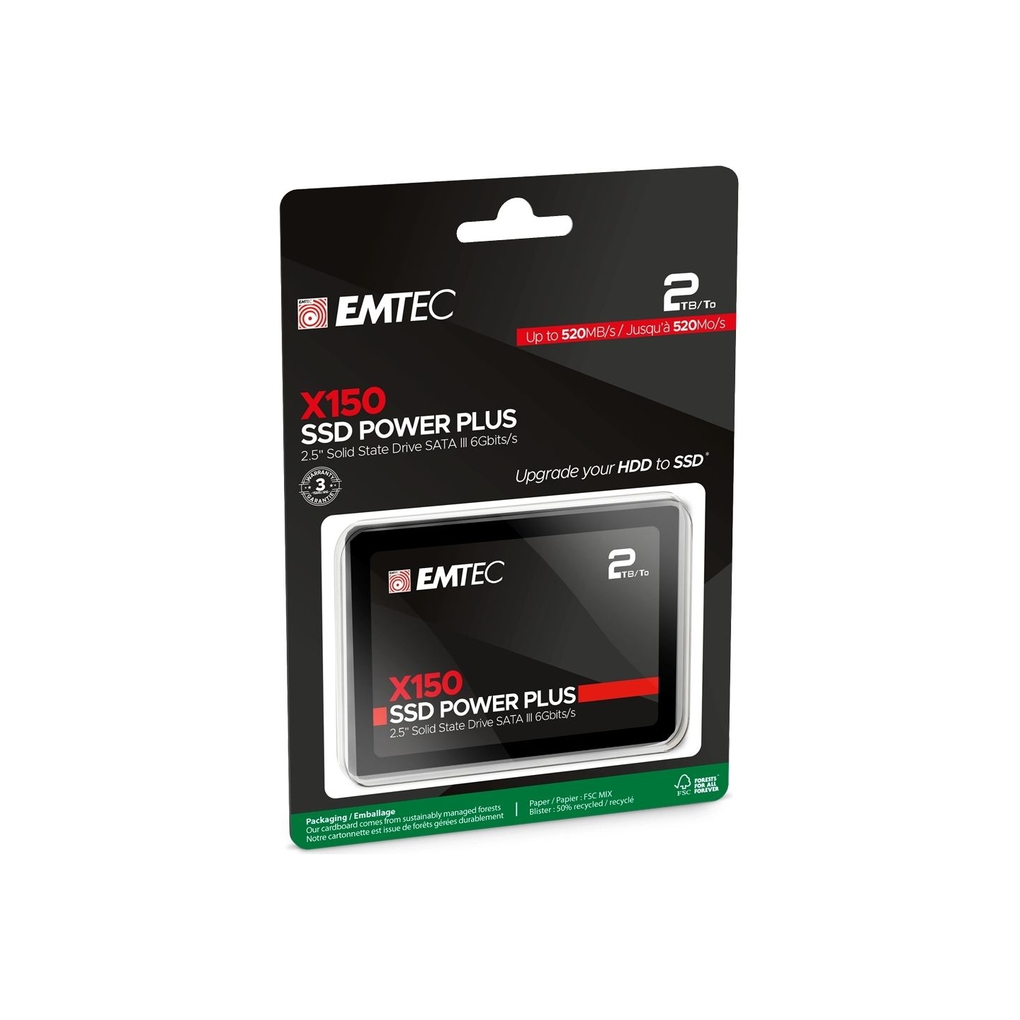 Emtec SSD 2.5 Sata X150 2000GB Power Plus