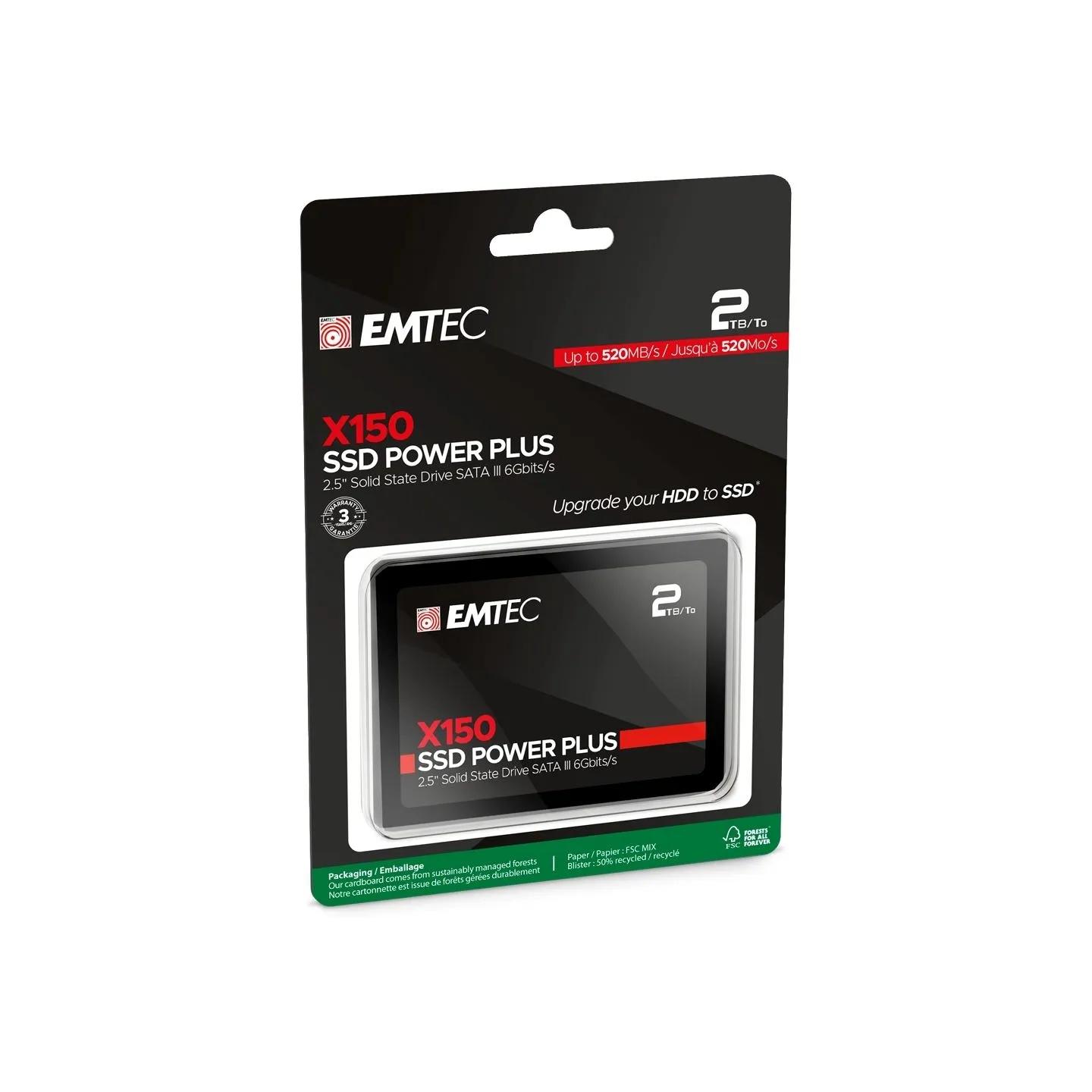 Emtec SSD 2.5 Sata X150 2000GB Power Plus