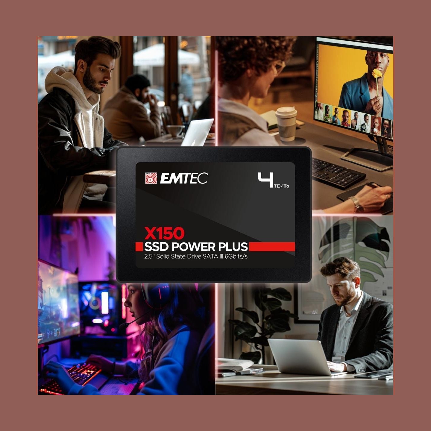 Emtec SSD 2.5 Sata X150 2000GB Power Plus