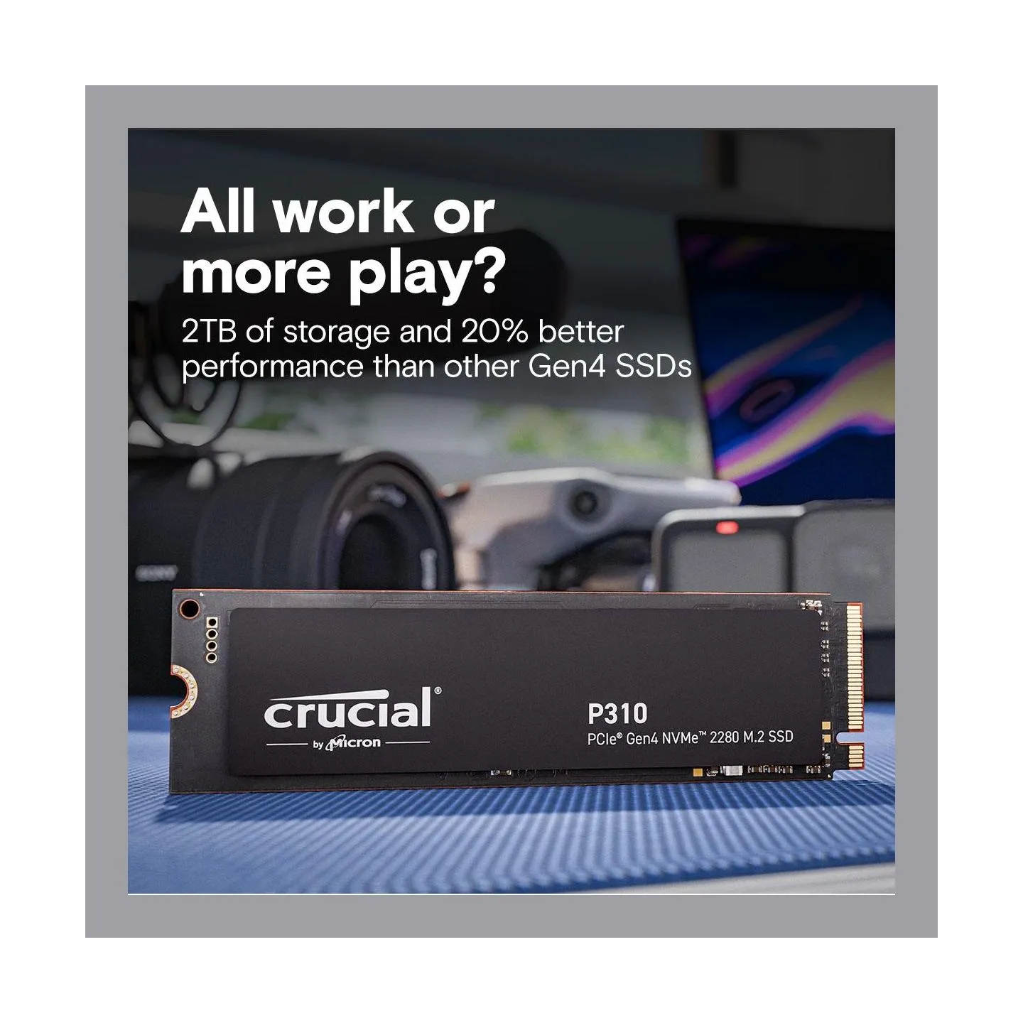 Crucial P310 500GB PCIE 4.0 NVME, M.2 2880, SSD