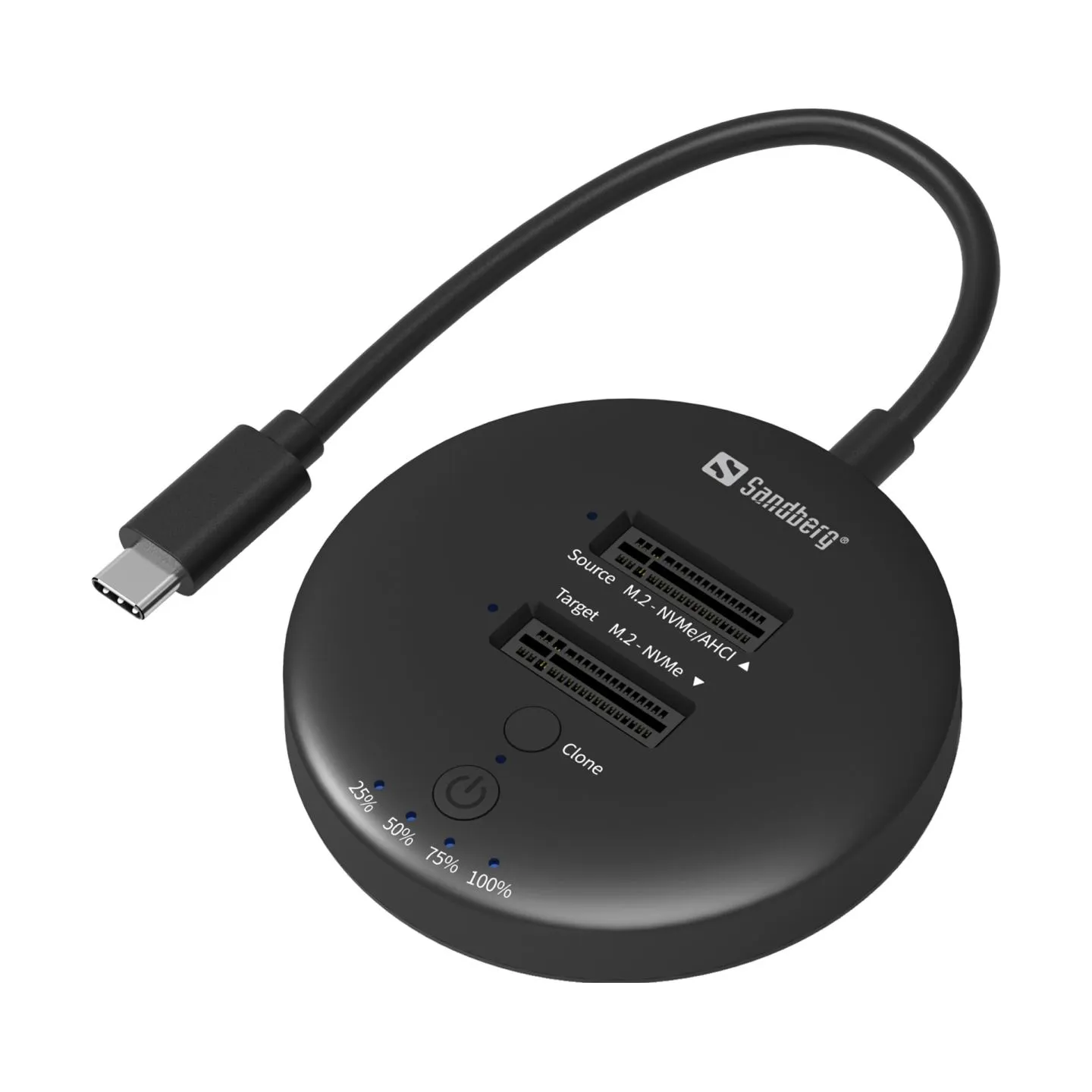 Sandberg 136-72 USB 3,2 Cloner Dock for NVMe M.2 SSD