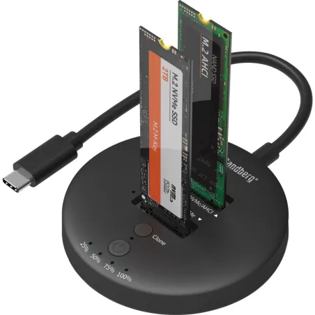 Sandberg 136-72 USB 3,2 Cloner Dock for NVMe M.2 SSD