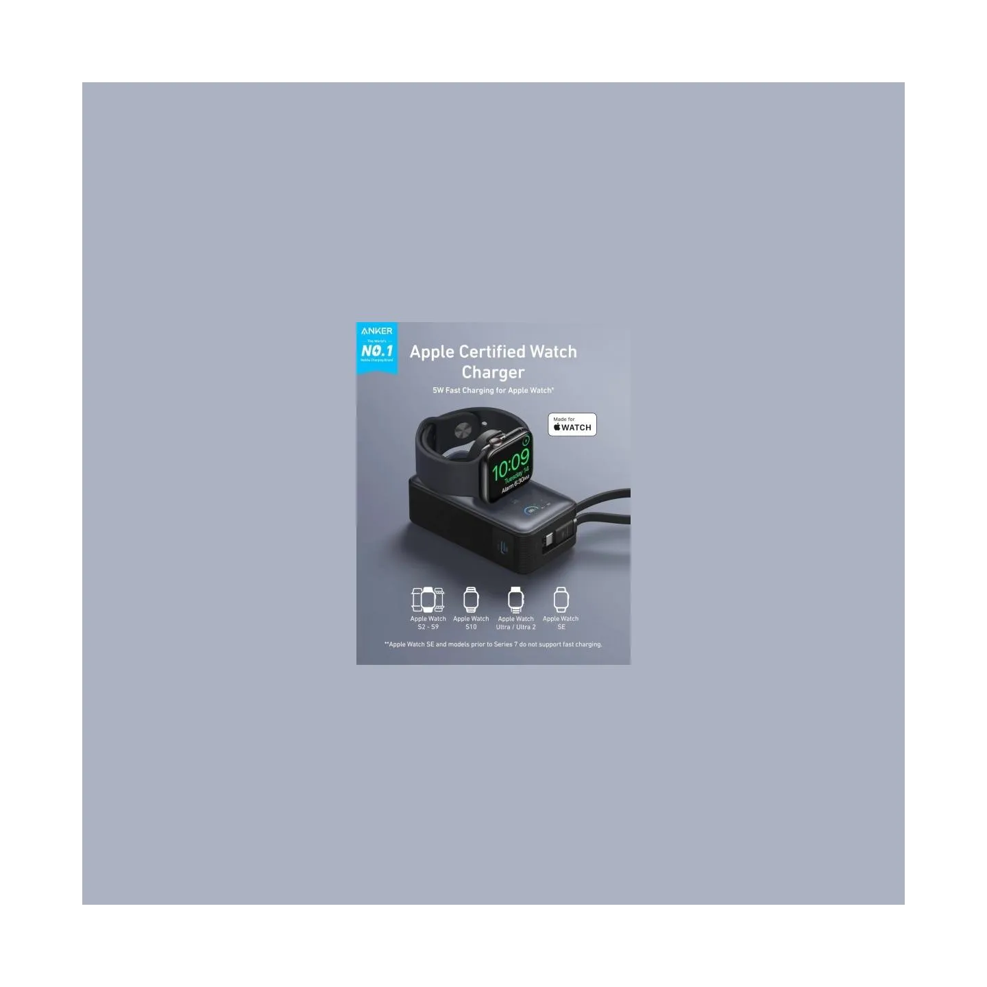 Anker Powerbank Apple Watch MagGo 10000mAh black