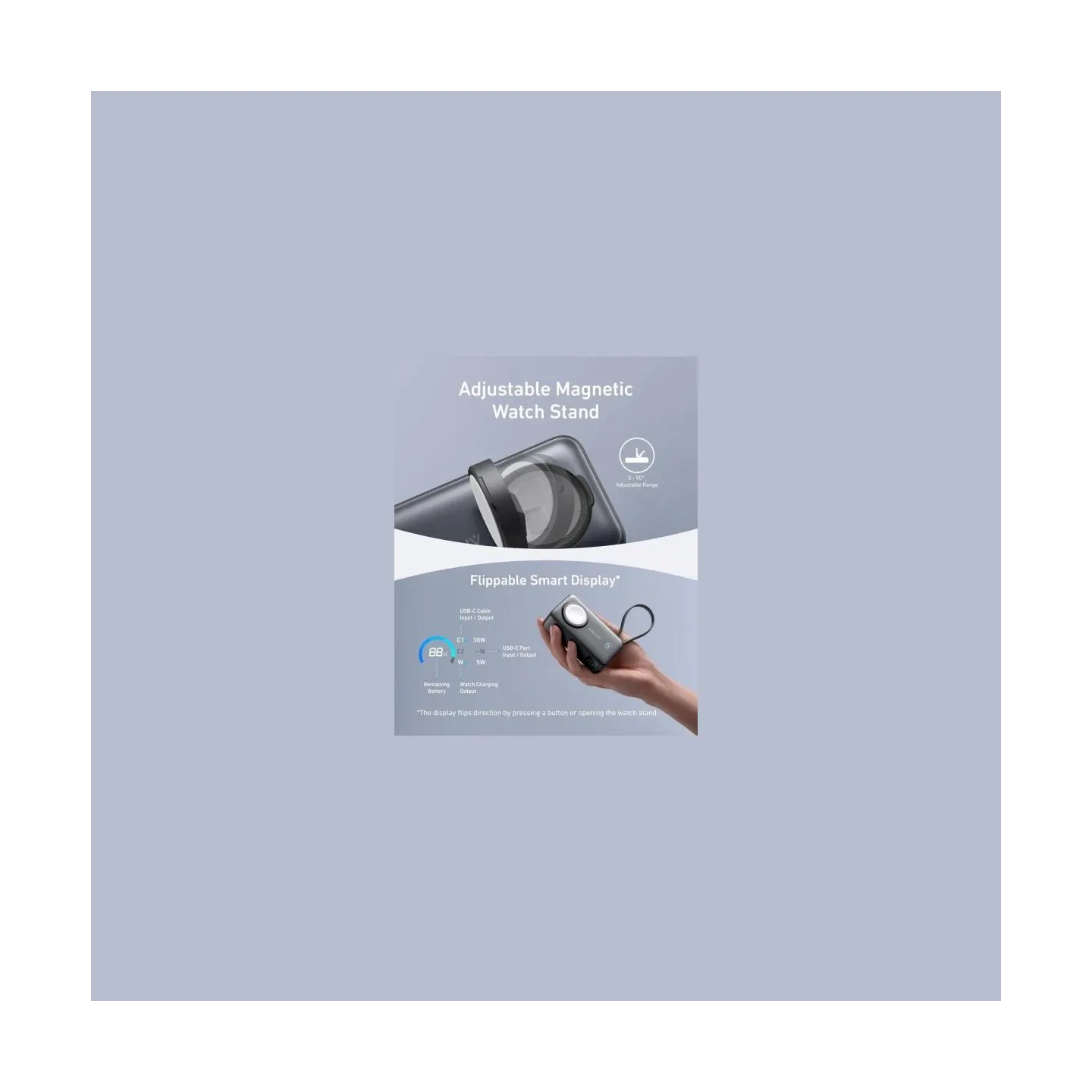 Anker Powerbank Apple Watch MagGo 10000mAh black