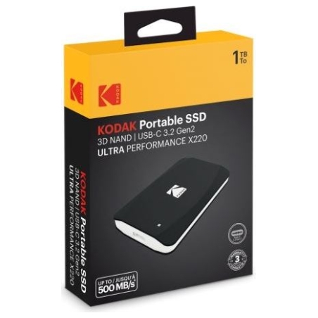 Kodak SSD 3.2Gen2 X220 1TB Portable EKSSD1TX220K