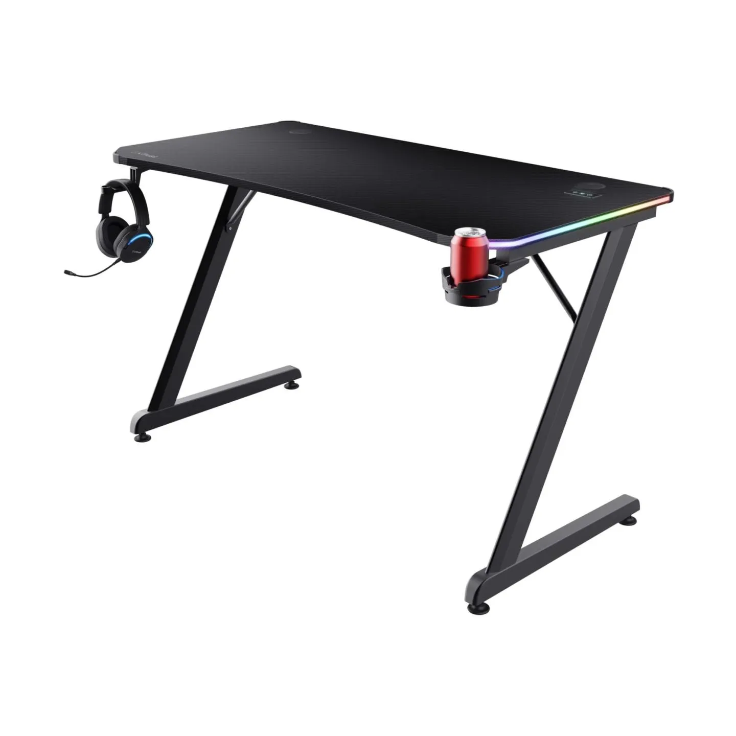 Trust COMPUTER DESK GXT 709 LUMINUS/BLACK 25184 TRUST
