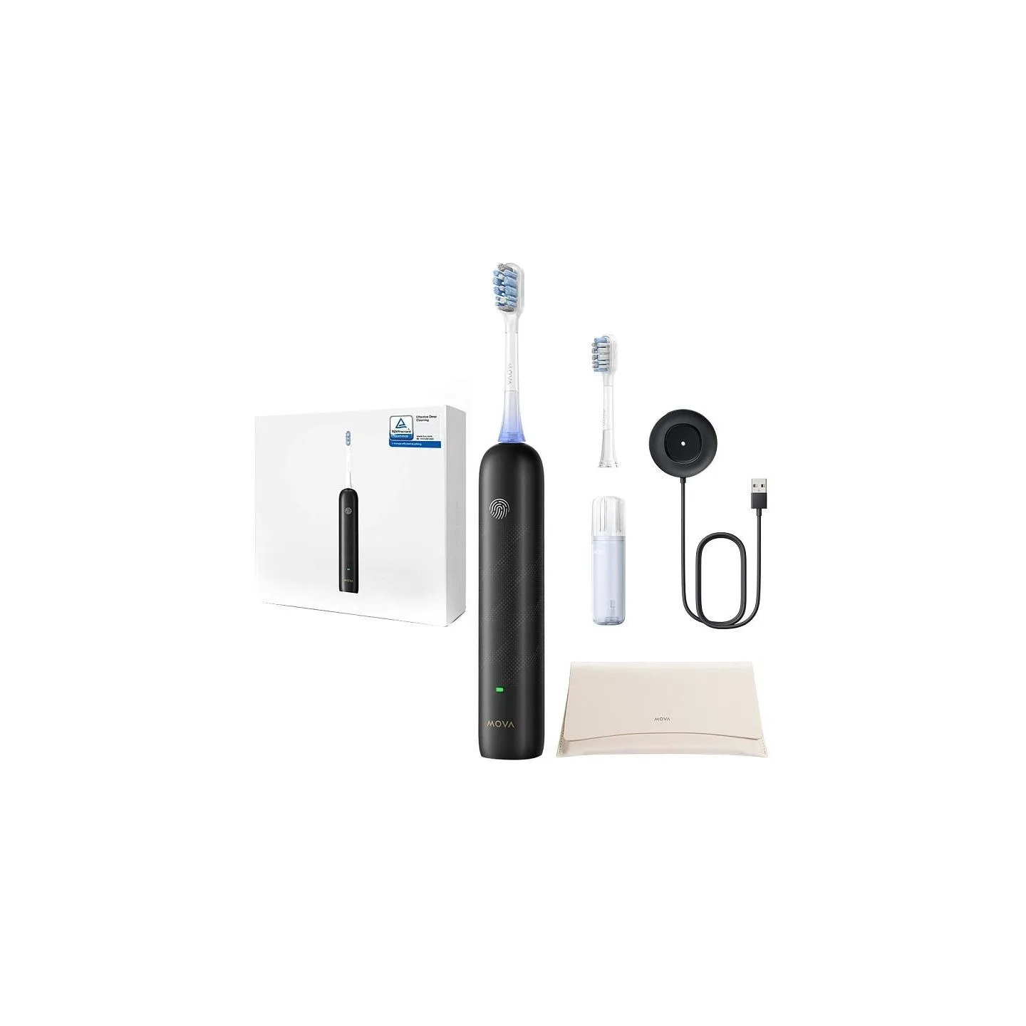 Mova ELECTRIC TOOTHBRUSH/FRESH PRO BLACK ATB15A B MOVA