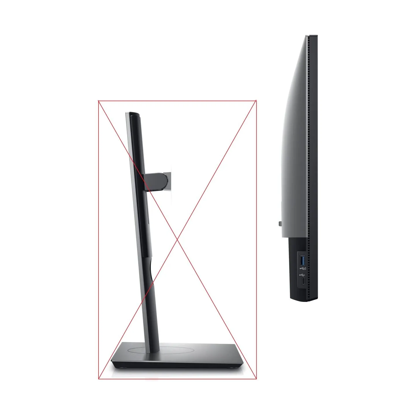 Dell Grade AB | DELL Renewed Monitor Without Stand | UltraSharp U2520D