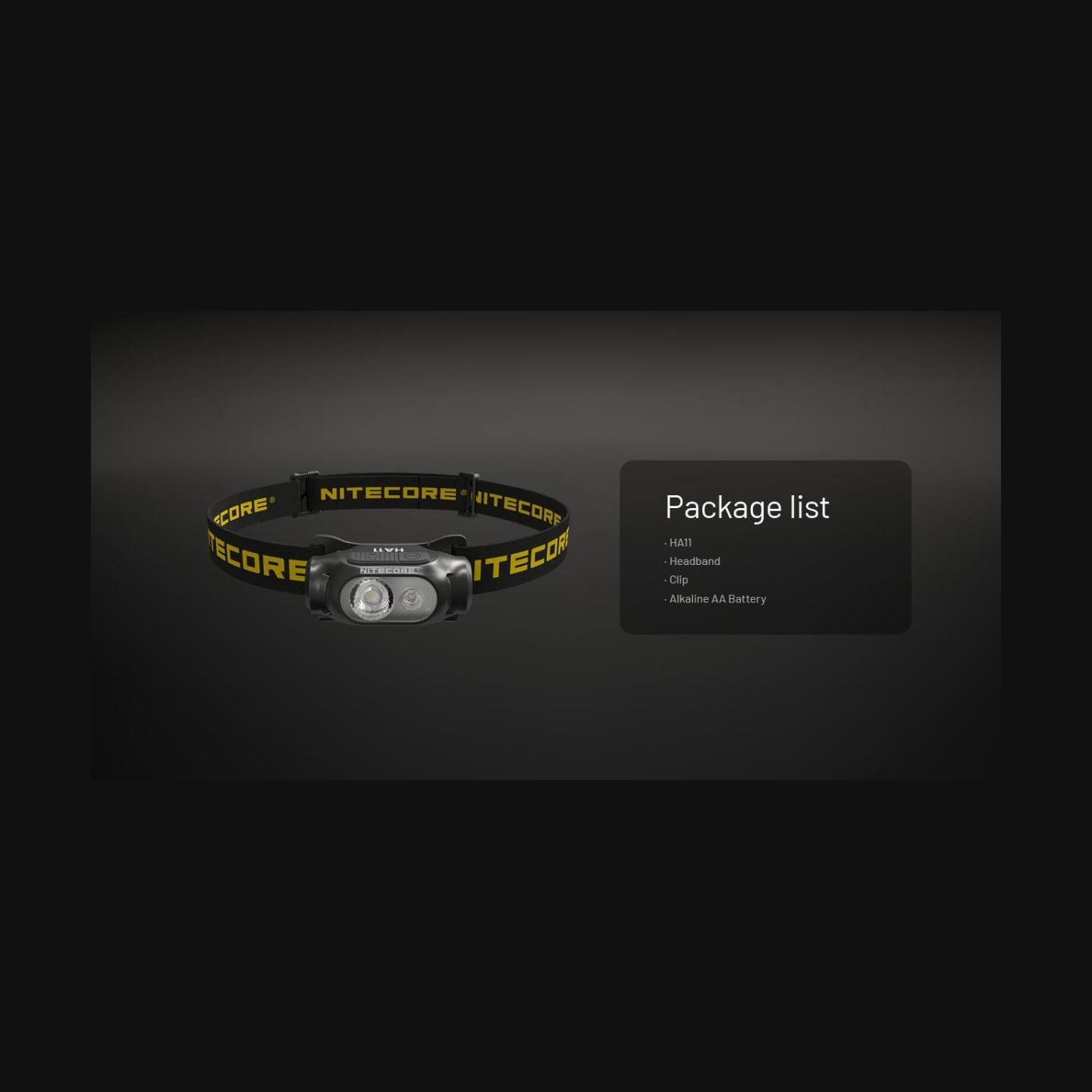Nitecore HEADLAMP H SERIES 240 LUMENS/HA11 NITECORE