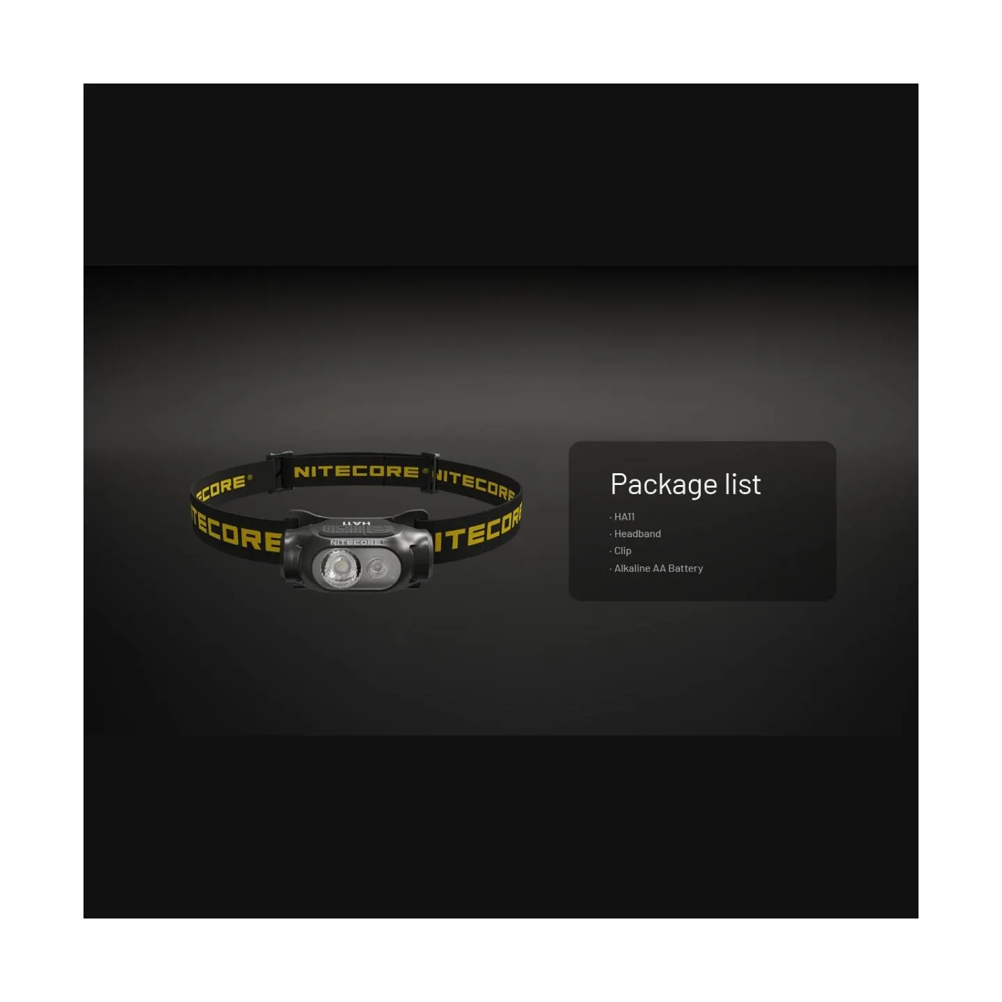 Nitecore HEADLAMP H SERIES 240 LUMENS/HA11 NITECORE