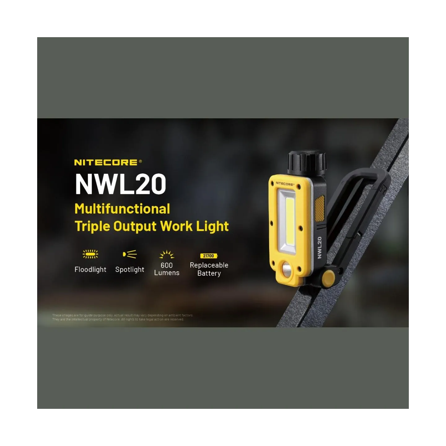 Nitecore FLASHLIGHT NWL SERIES/600 LUMENS NWL20 NITECORE