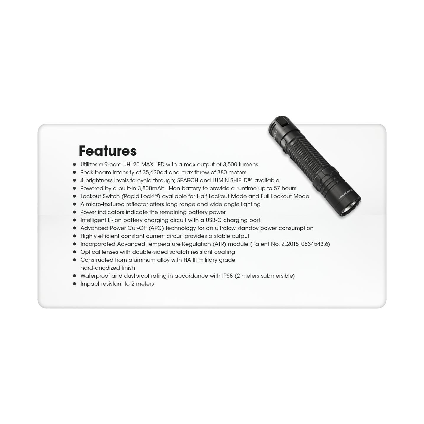 Nitecore FLASHLIGHT EDC SERIES/EDC31 NITECORE