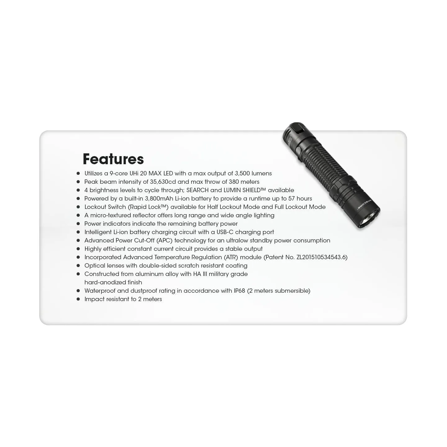 Nitecore FLASHLIGHT EDC SERIES/EDC31 NITECORE