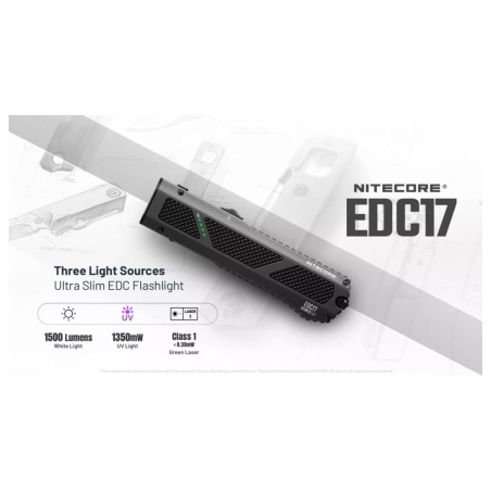 Nitecore FLASHLIGHT EDC SERIES/EDC17 EU (CLASS 1) NITECORE