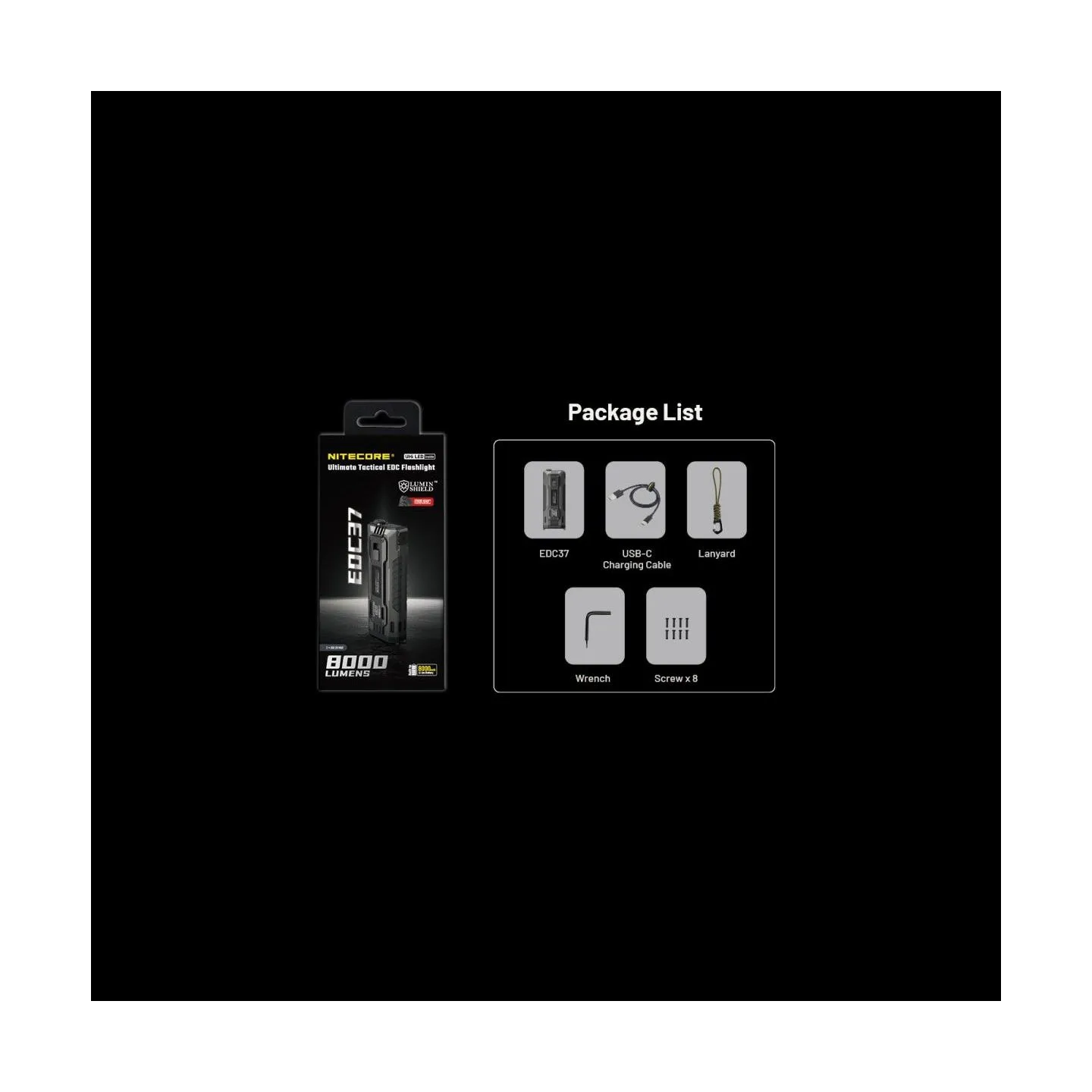 Nitecore FLASHLIGHT EDC SERIES/EDC37 NITECORE