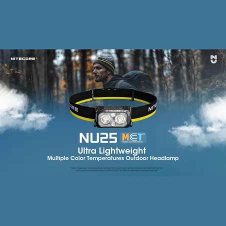 Nitecore HEADLAMP NU SERIES 400 LUMENS/NU25 MCT NITECORE