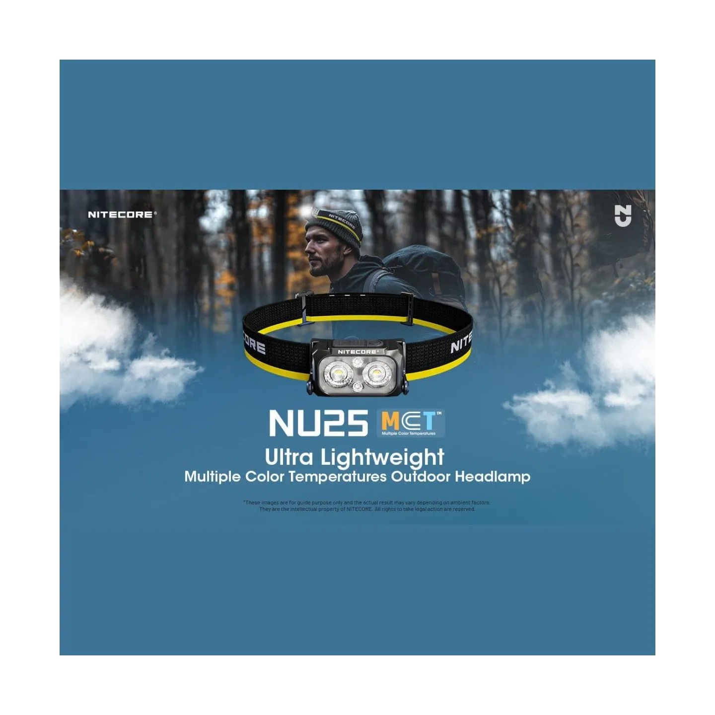 Nitecore HEADLAMP NU SERIES 400 LUMENS/NU25 MCT NITECORE