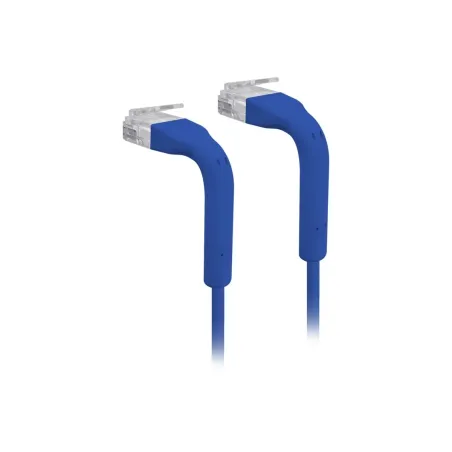 Ubiquiti U-Cable-Patch-1M-RJ45-BL Ultra-thin patch cable with bendable boots designed for installation flexibility, 3 mm outer d