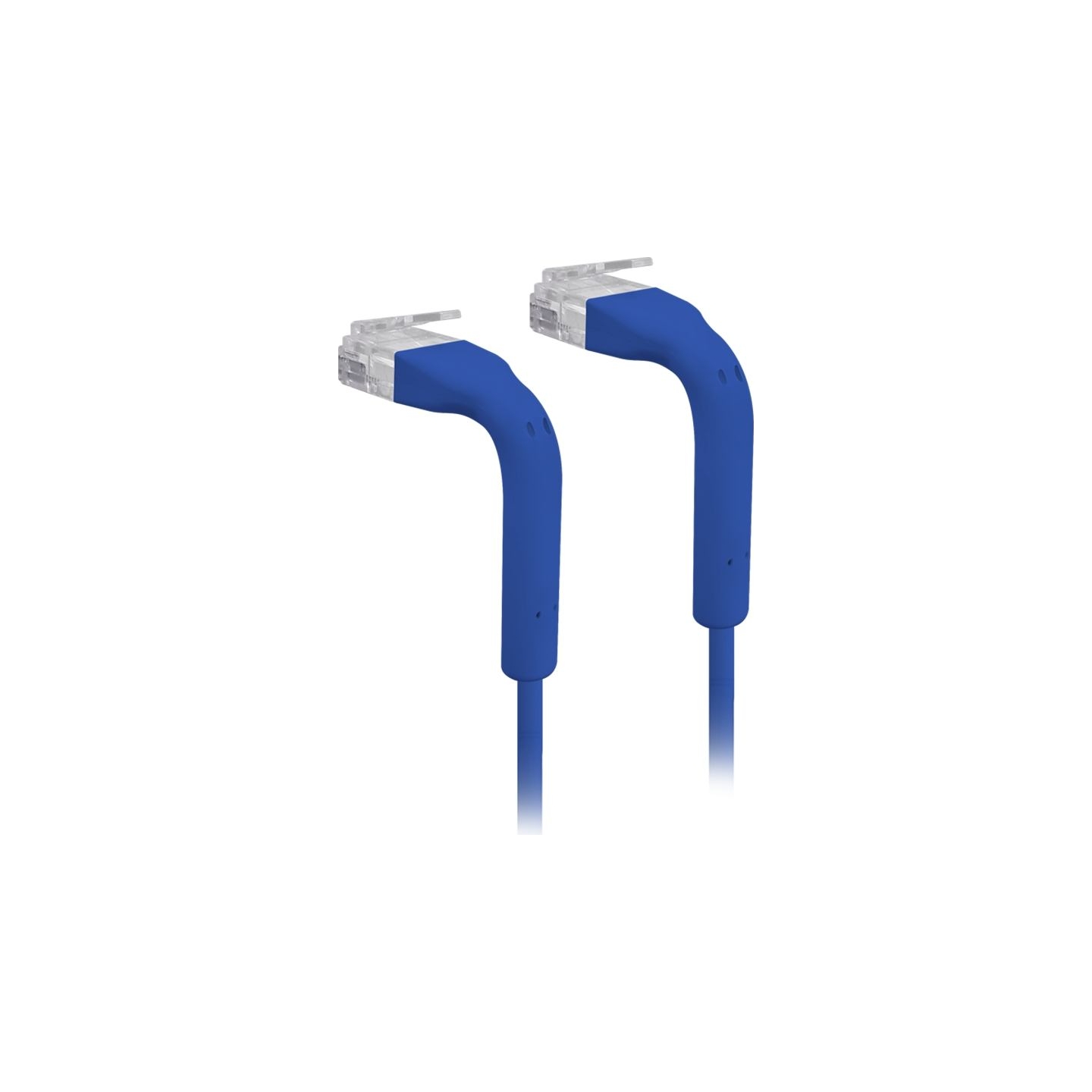 Ubiquiti U-Cable-Patch-1M-RJ45-BL Ultra-thin patch cable with bendable boots designed for installation flexibility, 3 mm outer d