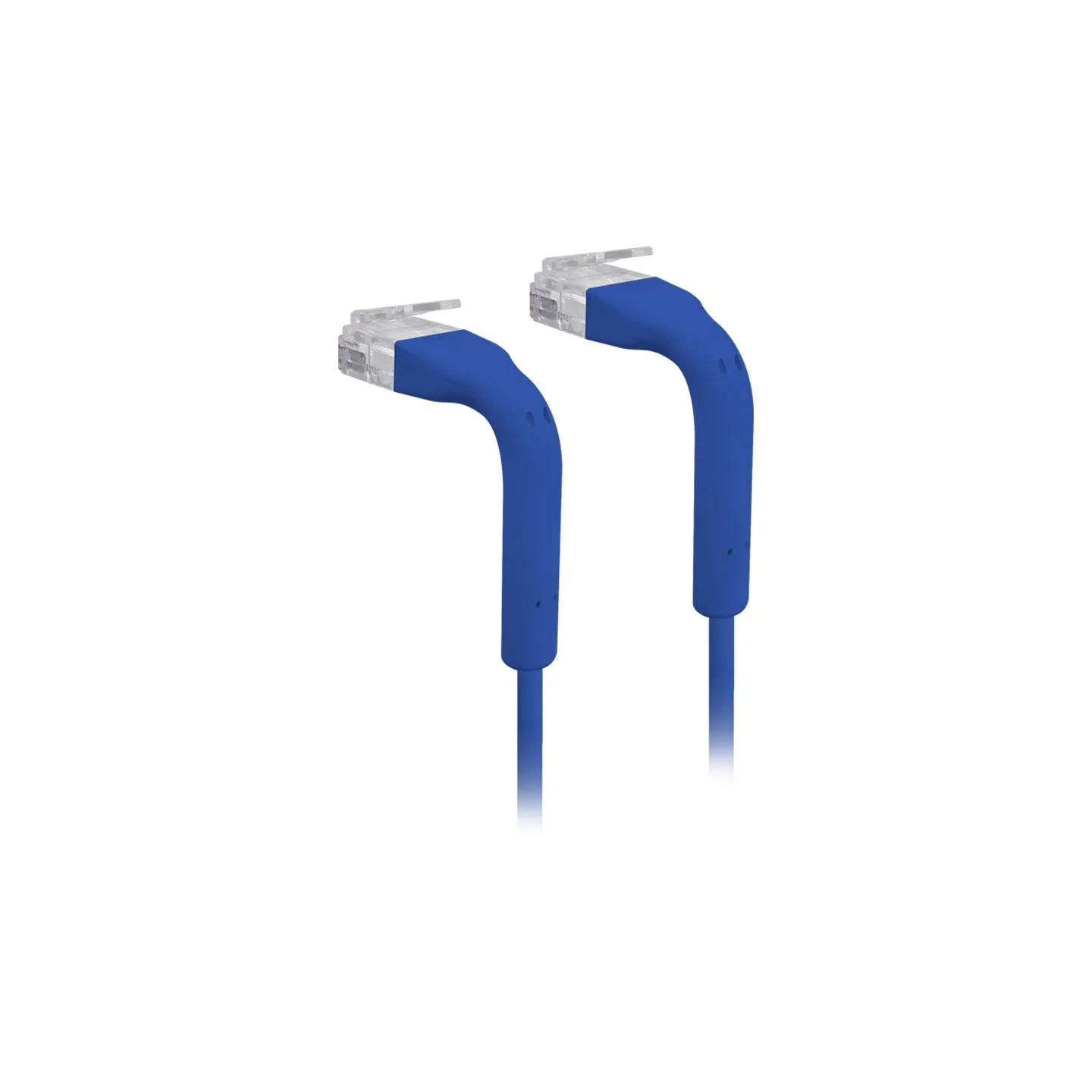 Ubiquiti U-Cable-Patch-1M-RJ45-BL Ultra-thin patch cable with bendable boots designed for installation flexibility, 3 mm outer d