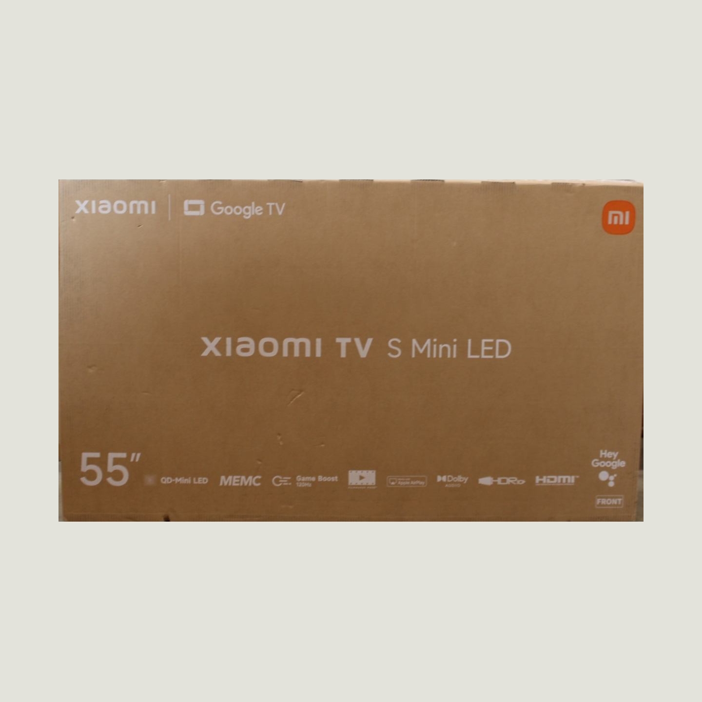 Xiaomi TV S Mini LED 55 2026 |  Xiaomi S Mini LED 2026 | 55 | Smart TV | Google TV | 4K UHD | Dark Grey | DAMAGED PACKAGING, SCR