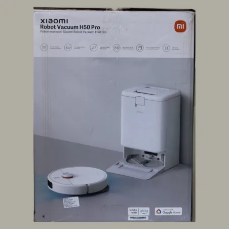 Xiaomi Robot Vacuum H50 Pro EU | Xiaomi Robot Vacuum H50 Pro EU | Wet&Dry | 5200 mAh | 15000 Pa | White | DAMAGED PACKAGING, DIR