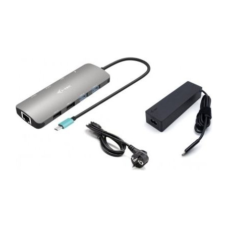 I-Tec USB-C Metal Nano Dock 2x HDMI + PD
