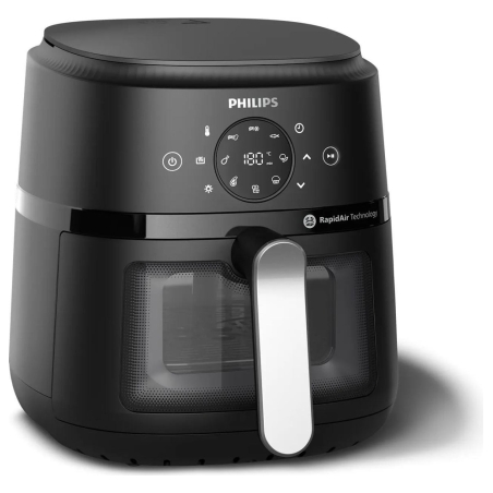 Philips Airfryer | NA221/00 2000 series | Power 1500 W | Capacity 4.2 L | Rapid Air technology | Black/Silver