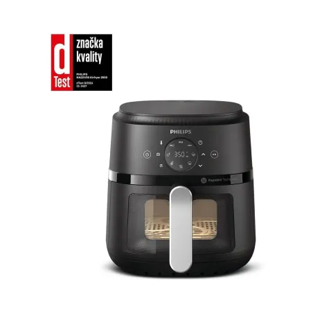 Philips Airfryer | NA221/00 2000 series | Power 1500 W | Capacity 4.2 L | Rapid Air technology | Black/Silver